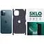 Захисна плівка SKLO Back (тил+грани+лого) Carbon для Apple iPhone 13 mini (5.4) Чорний - мініатюра 1