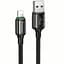 Дата кабель Hoco X127 Exceed USB to Lightning 12W (1m) Black - миниатюра 1