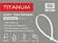 Хомут пластиковий Titanum УФ PA6.6, 7.6x300 мм 50 шт. білий (TF-PH7630-W) - мініатюра 2