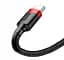 Кабель Baseus Cafule Series Cable USB to Type-C 3A 0.5m CATKLF-A91 Black-Red - миниатюра 4