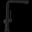 Змішувач Hansgrohe Talis M54 270 1jet кухонний з витяжним виливом Matt Black 72808670 Чорний матовий - мініатюра 1