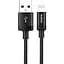 USB кабель Kaku KSC-283 USB - Lightning 1m - Black - миниатюра 1