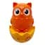 Дитяча неваляшка "Папуга" Bambi 657-55(Orange) 7,5 см, брязкальце - мініатюра 1