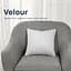 Подушка декоративная ТЕП Velour 40х40 см 413 светло-серая (3-00437_07367) - миниатюра 8