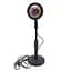 Проекційний світильник Sunset Lamp RGB з пультом на штативі, лампа-проектор заходу сонця USB - мініатюра 1