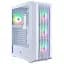 Корпус 1stPlayer H6-WH-4F7-W, White, без БП, Midi Tower, ATX/Micro ATX/Mini ITX, 1xUSB 3.0/2xUSB 2.0, макс. CPU - 165 мм/VGA - 320 мм, 4x120 мм ARGB, боковая панель из закаленного стекла - миниатюра 1