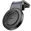 Автотримач Hoco H59 Show ring magnetic (L air outlet) Black / Metal gray - мініатюра 1
