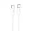 Кабель Hoco X87 Pisces Cable Type-C to Type-C 3A 1m White - мініатюра 1