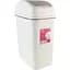 Відро для сміття MBM My Home з кришкою 15 л сіре (BIN-12 15L GRAY) - мініатюра 2