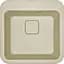 Кухонная мойка Adamant EXIST ivory 500x500x190 мм, без крыла 50 см - миниатюра 1