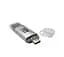 Флеш-накопитель XON FlashDrive DuoConnect 128GB (USB 2.0 + USB Type-C) Серый (FX2DX128MS 7591) - миниатюра 5