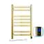 Электрический полотенцесушитель Navin Авангард 480x800 Sensor левосторонний с таймером, под золото 10-428153-4880, Золотой, Левое, Электронный - миниатюра 4