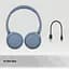 Наушники Sony On-ear WH-CH520 BT 5.2 SBC AAC Wireless Mic Синий (WHCH520L.CE7) - миниатюра 2