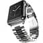 Браслет BeWatch для Apple Watch series 3/4/5/6 із шириною корпусу 38/40мм Duo класичний сталевий Сріблясто-Чорний (1025411) - мініатюра 1
