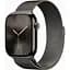 Смарт-часы Apple Watch Series 10 GPS + Cellular 46mm Slate Titanium Case w. Slate Milanese Loop - M/L MWYW3 - миниатюра 1