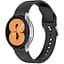 Браслет Galaxy OneLine для Samsung Galaxy Watch 5 - чорний ширина кріплення 20мм силікон Watchbands (W42-0WB21999726) - мініатюра 1