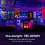 Black Light Spotlight 60 Вт, WINNIW 120 LED УФ-лампа з чорним світлом, що перезаряджається ультрафіолетове світло для вечірки - мініатюра 2