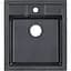 Кухонная мойка Lidz 460x515/200 BLA-03 черная (LIDZBLA03460515200) - миниатюра 1