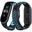 Ремешок Becover Vents Style для Xiaomi Mi Smart Band 7 Black-Blue (710503) - миниатюра 2