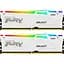 Модуль памяти для компьютера DDR5 32GB (2x16GB) 5600 MHz FURY Beast White RGB Kingston Fury (ex.HyperX) (KF556C40BWAK2-32) - миниатюра 1