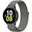 Ремінець нейлоновий на липучці BeWatch для Samsung Galaxy Watch 4/5/6 Сірий (1011334.4UW) - мініатюра 1