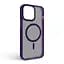 Чехол для Apple iPhone 13 Pro Max, Uniq MagCase, фиолетовый, противоударный, панель-накладка с магсейф, ударопрочный TPU+PC, с магнитом MagSafe, поддержка полноценной беспроводной зарядки, ArmorStandart (ARM75317) - миниатюра 2