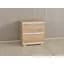 Тумба приліжкова Moreli Forte Alicia 502x535x390 мм дуб крафт білий (id27-b7-kraft-plank-white) - мініатюра 1