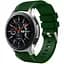 Силіконовий ремінець Watchbands Galaxy для Samsung Gear S3 Frontier - темно-зелений ширина кріплення 22мм розмір L (WB001GALAXYBGREENS3F) - мініатюра 1
