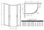 Душова кабіна Radaway Premium Plus E 120x90x170 скло прозоре 30483-01-01N - мініатюра 4