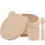 Набір для годування MinikOiOi BLW Set I Bubble Beige, силіконовий (101070057) - мініатюра 1