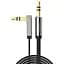 Аудио кабель Ugreen AV119 3.5 мм Male to 3.5 мм Male Straight to angle flat Cable 1 м (10597) - миниатюра 1