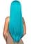 Перука Leg Avenue 33″ Long straight center part wig turquoise - мініатюра 2