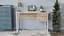 Компьютерный стол Ferrum-decor Гарри 75x120x70 белый ДСП Дуб Сонома 32мм (FRD-101007) - миниатюра 3