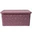 Уценка. Корзина Diomedea с крышкой 34.5x24.5x15.5 см 10 л темно-пудровая (К13-803) - миниатюра 2