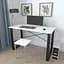 Письмовий стіл Ferrum-decor Драйв 750x1000x700 Чорний метал ДСП Біле 16 мм (FRD-103150) - мініатюра 2