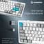 Клавиатура GamePro Asgard Yord Keychron Super Red Switch Wireless/Bluetooth/USB White беспроводная (MK266WH) - миниатюра 15