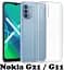 Силіконовий чохол BeCover для Nokia G21 / G11 Transparancy (707459) - мініатюра 2