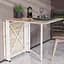 Стіл-книга трансформер Оріон 2 Ferrum-decor 750x1520x730 Білий метал ДСП Дуб Сан-Марино 16 мм (FRD-104591) - мініатюра 1