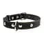 Нашийник Collar одинарний з прикрасами, 38-50х2,5 см, чорний - мініатюра 2