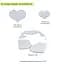 Дзеркальний декор Wall Sticker SW-00002524 акриловий самоклеючий 18 шт. срібло - мініатюра 3