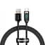 Кабель Baseus Display Fast Charging Cable USB to Type-C 66W 1m CASX020001 Black - миниатюра 1