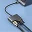 Адаптерперехідник Ugreen CM162 USB-C to HDMI + VGA + USB 3.0 Adapter with PD сірий (50505) - мініатюра 2