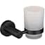 Стакан одинарный Globus Lux BS8409 черный матовый - миниатюра 1