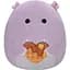Уцінка. М'яка іграшка Squishmallows Бегемот Ханна 19 см (SQVA00859) - мініатюра 1