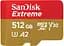 Карта пам'яті microSD 512GB C10 UHS-I U3 R190/W130MB/s Extreme V30 SanDisk teh0013301 - мініатюра 1