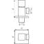 Кран напівобертовий кутовий Solomon 1/2″х1/2″ Cube 7078 000015031 - мініатюра 6