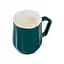 Чашка керамічна Happy Life Fine Ceramics 400 мл зелена HP7189GR - мініатюра 2