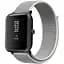 Ремінець BeWatch для Xiaomi Amazfit BIP/Lite/GTS/GTR 42мм нейлоновий 20 мм липучка Білий (1011311) - мініатюра 1
