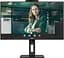 Монітор TFT 27" AOC Q27P3QW, QHD, IPS, 75Hz, 2xHDMI, DP, USB-hub, webcam, HAS, Pivot, колонки, чорний (Q27P3QW) - мініатюра 10