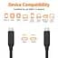 Кабель Amazon Basics USB-C to USB-C 4.0 для швидкого заряджання - мініатюра 3